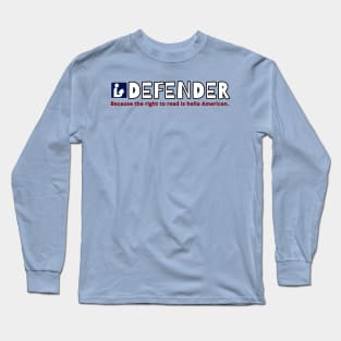 Library Defender (flag design) Long Sleeve T-Shirt